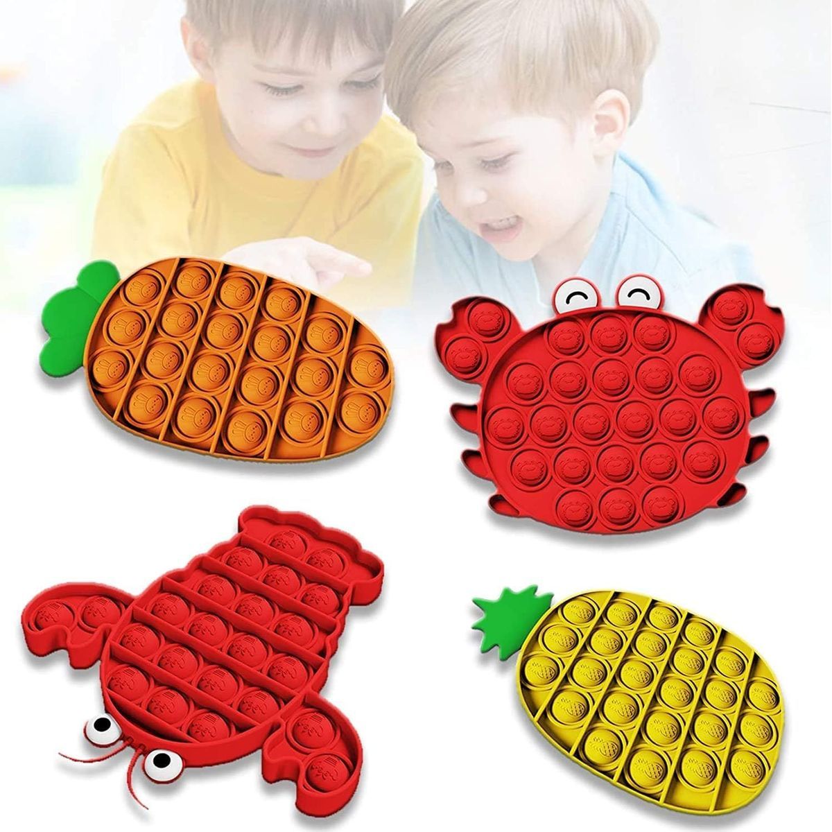 Jouet Sensoriel Push Pop Bubble, Spcial Autisme N 3 Animaux... - 5