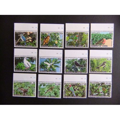 Kingdom Of Tonga 2013 Fauna Pajaros Birds Oiseaux Cat Nº 1835 / 1846 ** Mnh