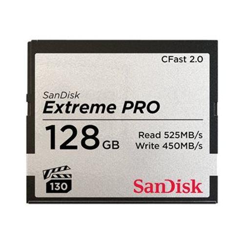 SanDisk Extreme Pro - Carte mémoire flash - 128 Go - CFast 2.0