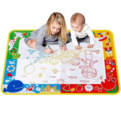 Anpro Water Doodle Tapis De Dessin Tapis De Peinture 70 X 100 Cm Avec 3 Stylos, 3 Klb