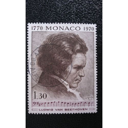 Timbre Monaco ( Yt 842 ) 1970 Ludwig Van Beethoven (1770-1827), Compositeur