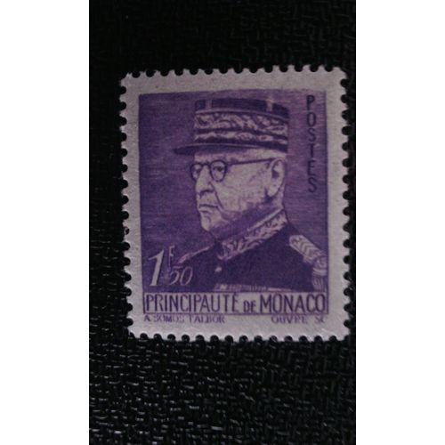 Timbre Monaco ( Yt 230 ) 1942 Prince Louis Ii (1870-1949)