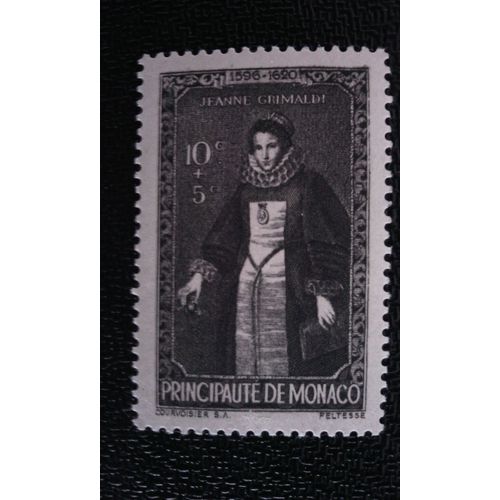 Timbre Monaco ( Yt 236 ) 1942 Jeanne Grimaldi (1596-1620)