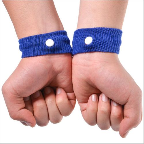 2pcs Voyage Matin Maladie Poignet Bande Anti Nausée Voiture Van Mer Plane Bracelet