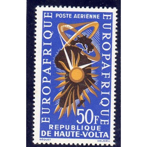 Timbre De Poste Aérienne De Haute-Volta (Europafrique)