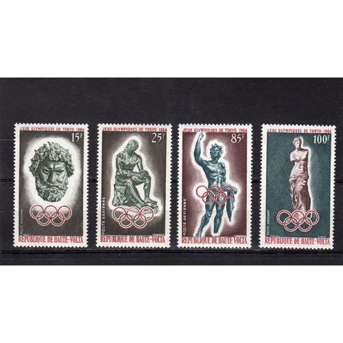 Timbres De Poste Aérienne De Haute-Volta (Jeux Olympiques De Tokyo)