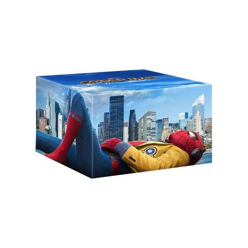 Spider-Man : Homecoming - Édition Limitée 4k Ultra Hd + Blu-Ray 3d + Blu-Ray 2d + Blu-Ray Bonus + Figurine