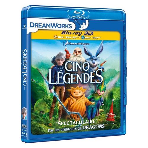 Les Cinq Légendes - Combo Blu-Ray 3d + Blu-Ray + Dvd + Copie Digitale