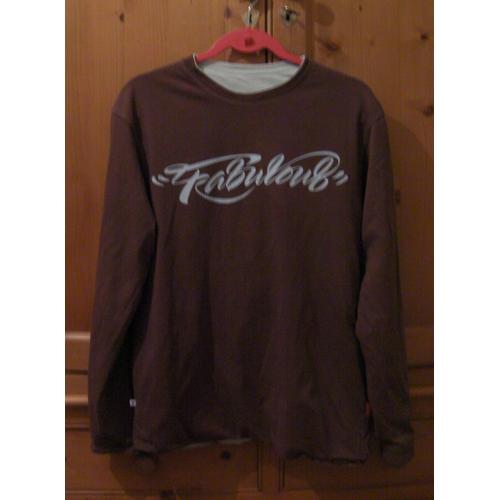 Sweat Marron/Bleu Kulte - Taille M