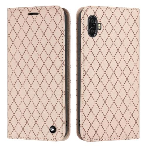 Étui Pour Samsung Galaxy Xcover 2 Pro Flip Affaires Portefeuille Coquille Magnétique Titulaire De Fentes Pour Cartes - Couleur Rose