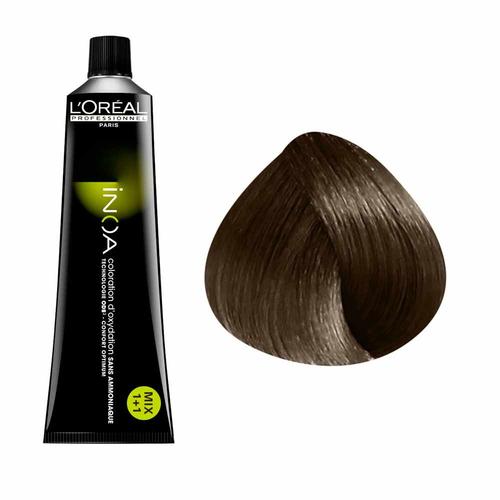 L'oréal Professionnel, Coloration D'oxydation Sans Ammoniaque 5.15 : Châtain Clair Cendré Irisé 60ml, Femme Marron