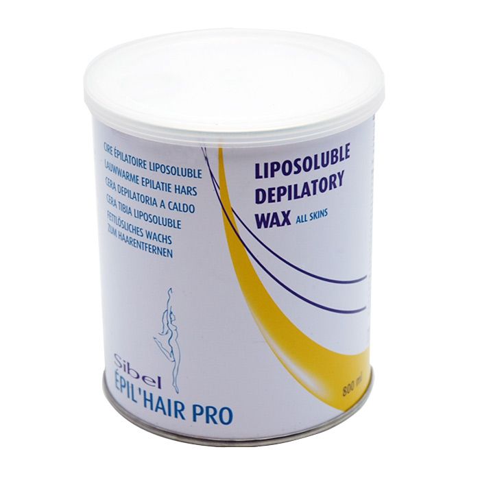 Sibel, Cire Épilatoire Professionnelle Liposoluble Miel, Toutes Peaux , Femme 