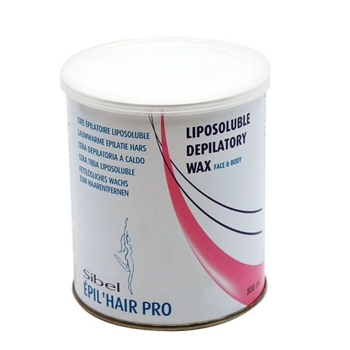 Sibel, Cire Épilatoire Professionnelle Liposoluble Rose, Visage Et Corps , Femme 