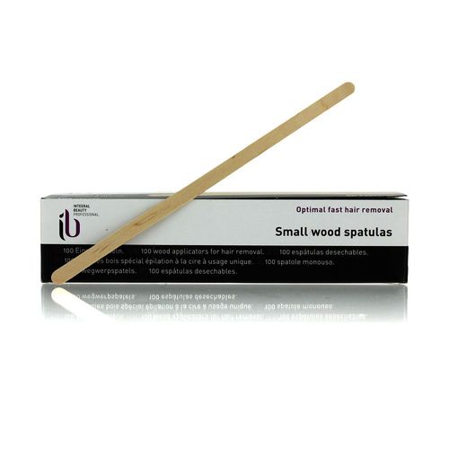 Integral Beauty, Spatule Épilation Bois Fine 138x5mm X100 , 
