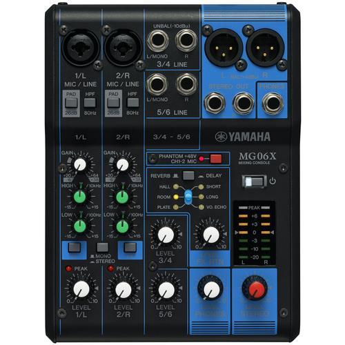 Yamaha MG06X - Table de mixage 6 canaux + effets