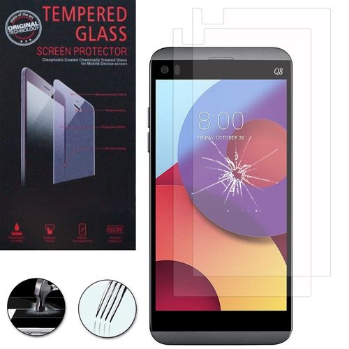 Lot / Pack De 2 Films Verre Trempé Pour Lg Q8 H970 5.2" Protection D'écran