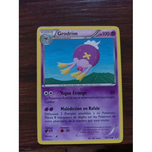 Carte Pokémon Grodrive