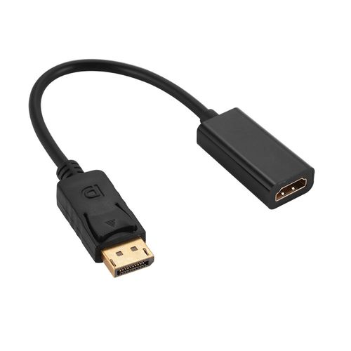 XCSOURCE Câble Display port Port DP Male vers HDMI Femelle Câble Adaptateur FULL HD 1080P Convertisseur Vidéo/Audio AC1018
