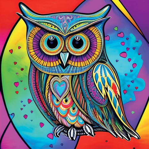 Boho Owl - Puzzle 1023 Pièces