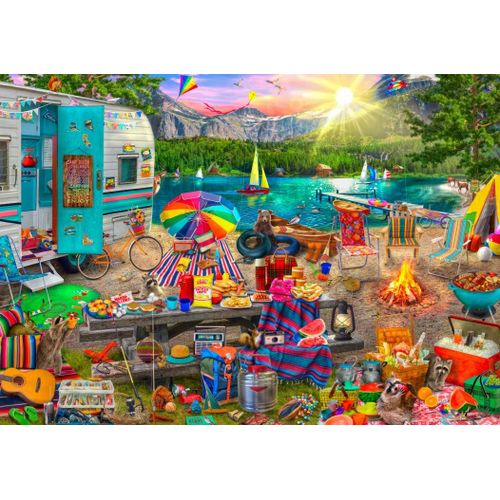 The Family Campsite - Puzzle 2000 Pièces