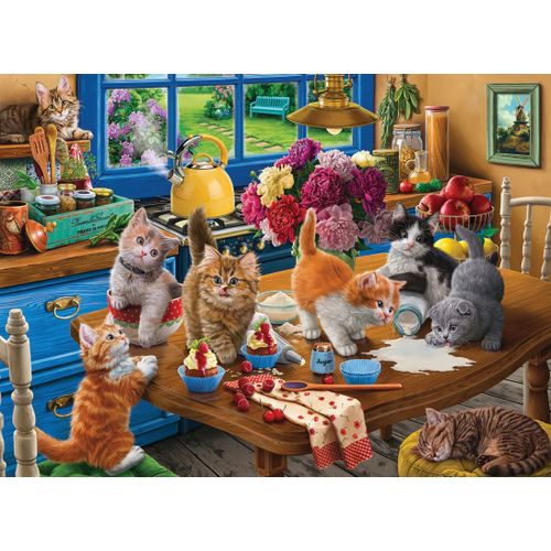 Kittens In The Kitchen - Puzzle 1000 Pièces
