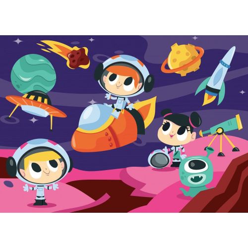 Dans L'espace - Puzzle 24 Pièces