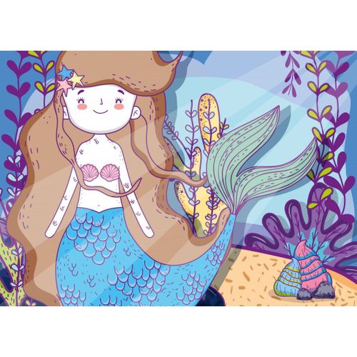 Jolie Petite Sirène - Puzzle 24 Pièces
