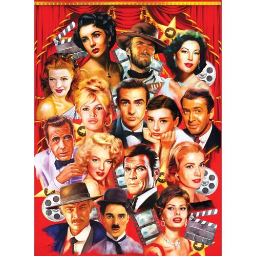 Hollywood Stars - Puzzle 1000 Pièces
