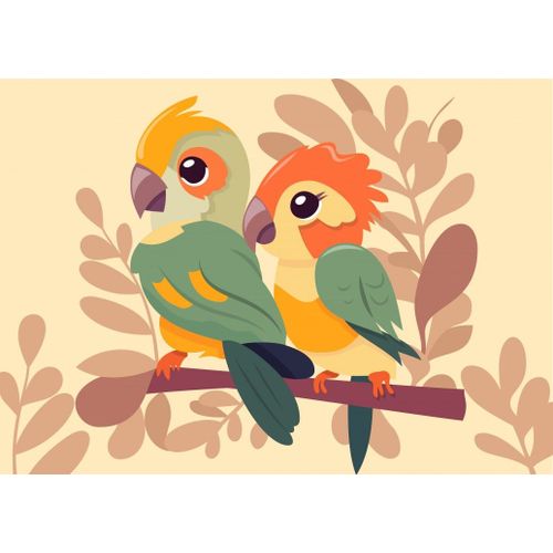 Les Petits Oiseaux - Puzzle 12 Pièces