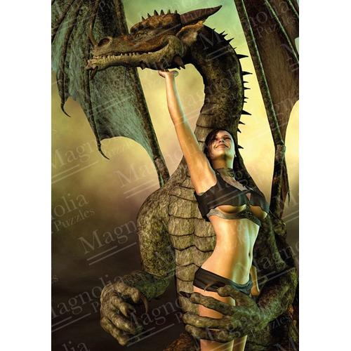 Woman And Dragon - Puzzle 1000 Pièces