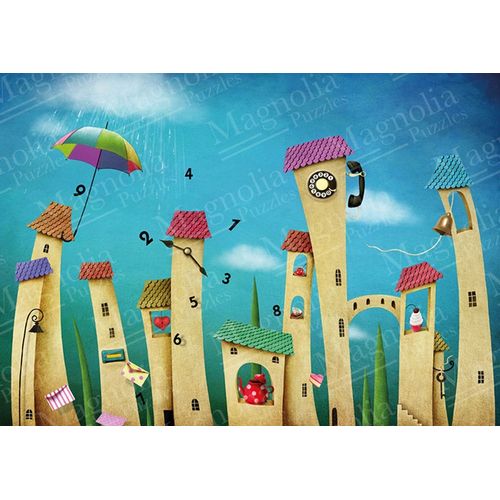 Dancing Town - Puzzle 1000 Pièces