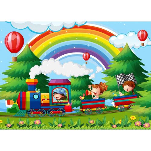 Train En Folie - Puzzle 48 Pièces