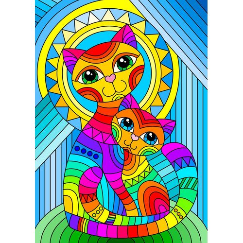 Inseparable Cat And Kitten - Puzzle 1000 Pièces