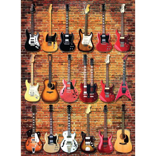 Guitar Collection - Puzzle 1000 Pièces