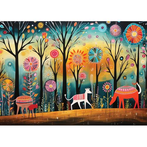 Colorful Forest - Puzzle 1000 Pièces