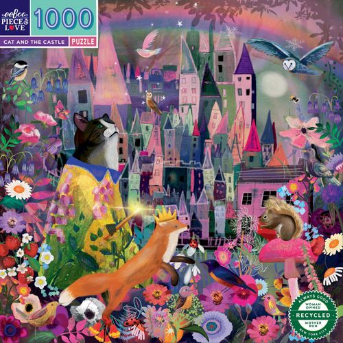 Cat And The Castle - Puzzle 1000 Pièces