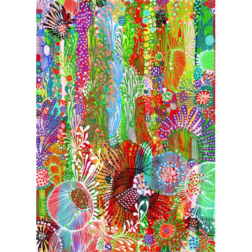 Floral Curtain - Puzzle 1000 Pièces