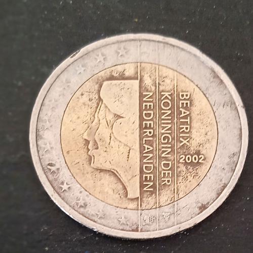 Piece De 2 Euros Beatrix Koningin Der Nederlanden 2002