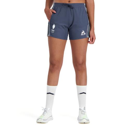 Short D'entraînement Équipe De France Le Coq Sportif Jo Paris 2024 - Marine - Femme