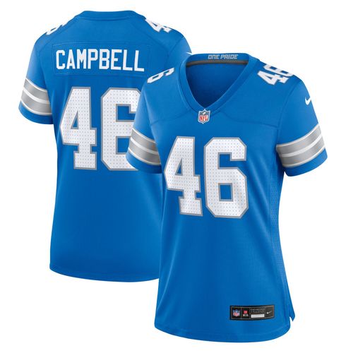 Maillot Detroit Lions Domicile Nike Game - Bleu - Jack Campbell - Femme