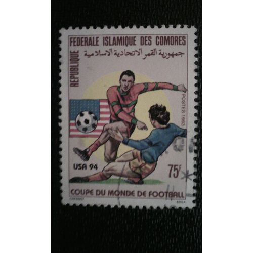 Timbre Comores ( Yt 556 ) 1993 Coupe Du Monde De Football U.S. 94