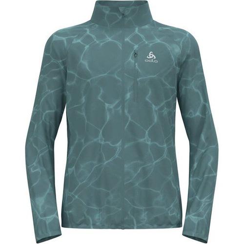 Zeroweight Print Veste Running Hommes - Bleu Gris