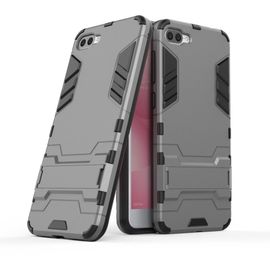 Coque Hybrid Gris Pour Asus Zc554kl Coloris Noir