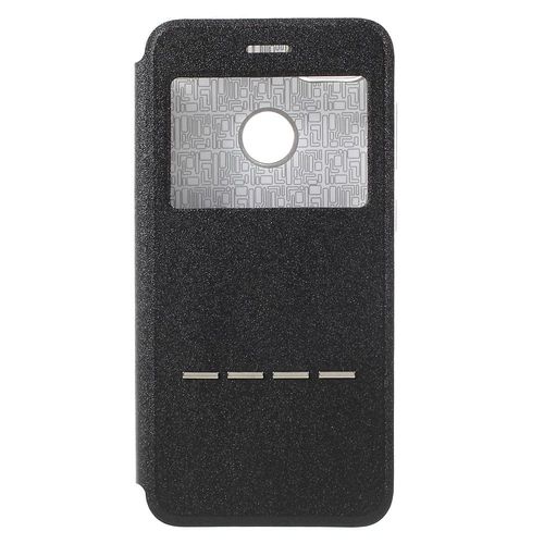 Etui Stand À Rabat Latéral Pour Huawei Y6 Pro 2017 Coloris Noir