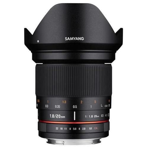 Samyang 20mm f/1.8 ED AS UMC pour Nikon