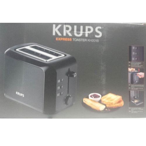 Krups express Toaster KH201B Noir - petit-dejeuner