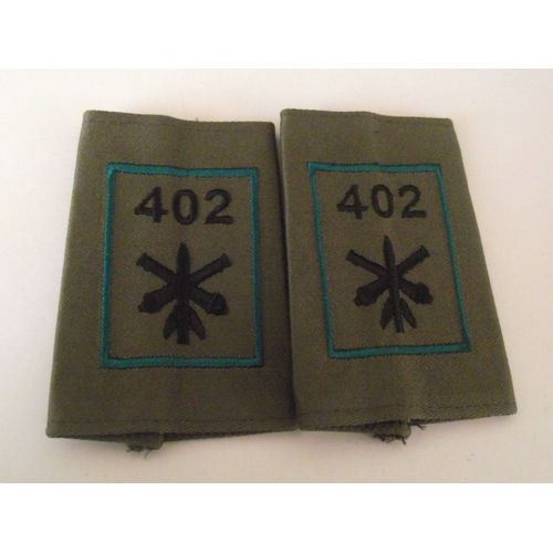 Fourreaux Passants 402 Ème Ra Régiment Artillerie Sol Air Armée De Terre