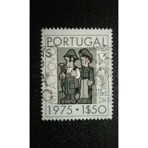 Timbre Portugal ( Yt 1252 ) 1975 Mouvement Des Forces Armées