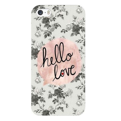 Coque Iphone 6 Plus 6s Plus Hello Love Coeur Rose Vintage