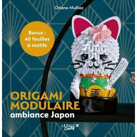 Origami Modulaire - Ambiance Japon - Avec 40 Feuilles À Motifs